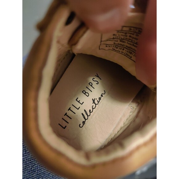 Little Bipsy Tan Baby Walker Shoes - Picture 7 of 7